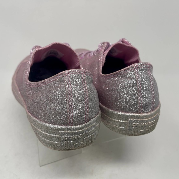 Converse Chuck Taylor All Star Low 'Pink Glitter' Sneakers Womens10 828:K.8.8 - Picture 5 of 13